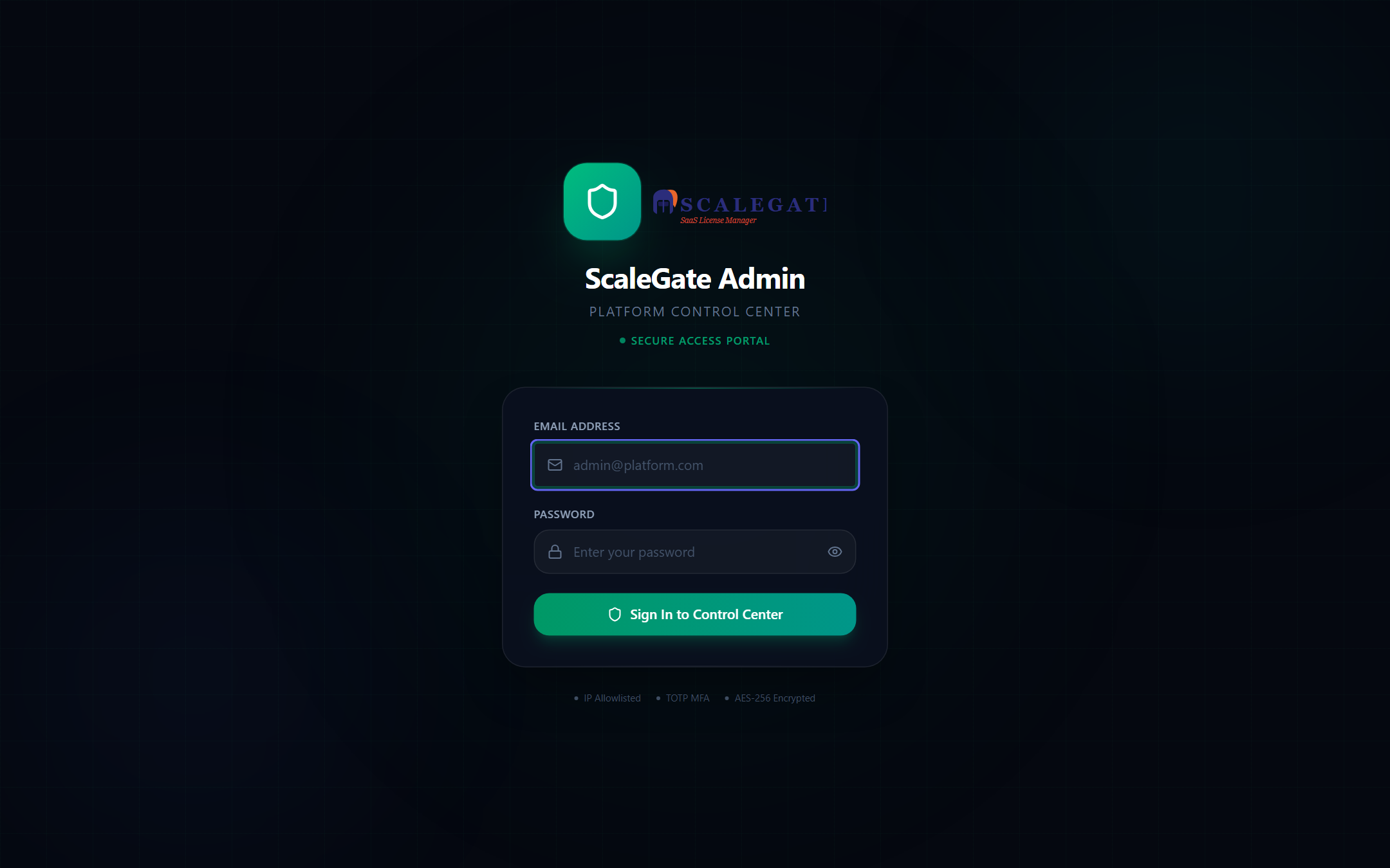 Forest Admin Login