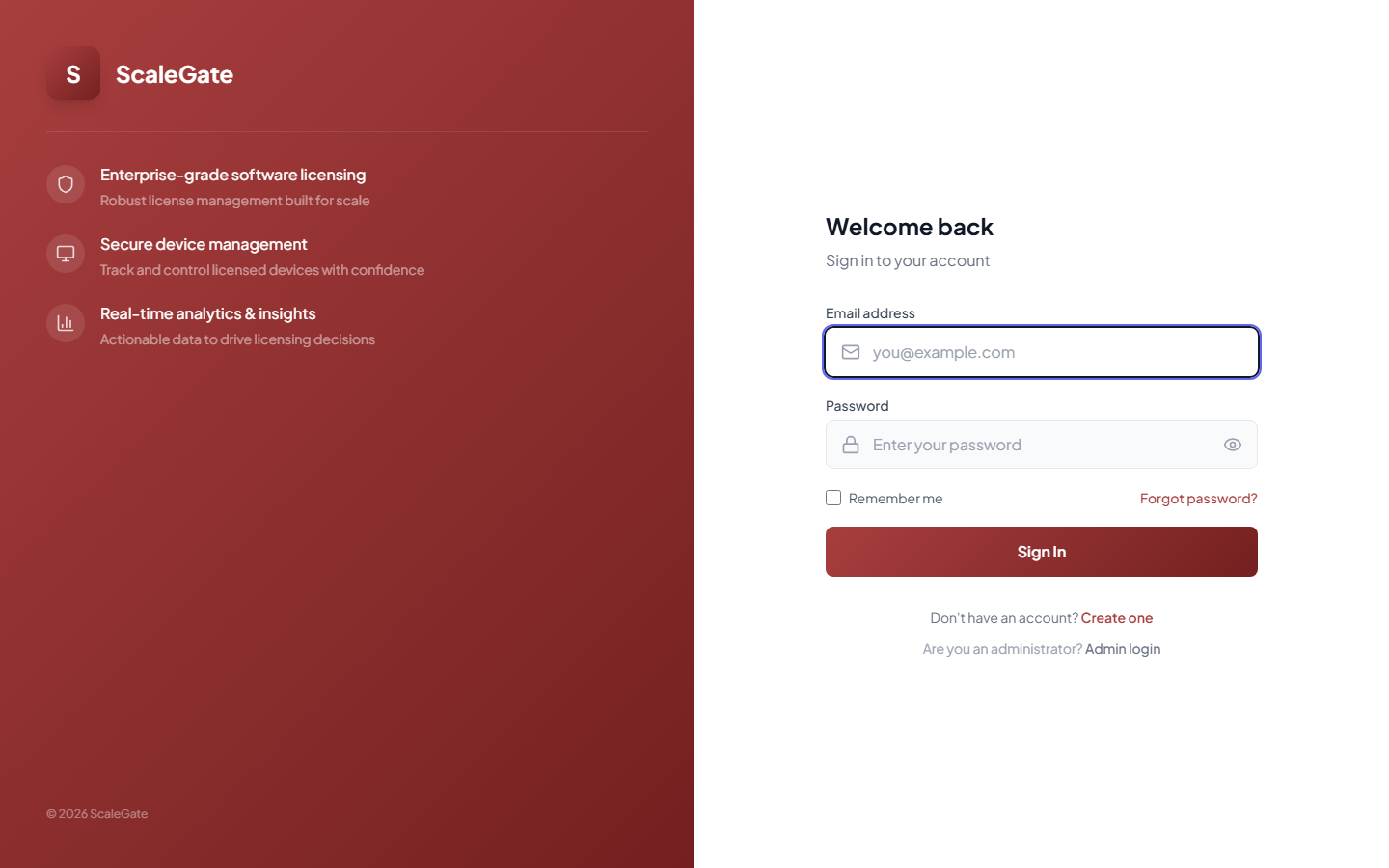 Customer Login